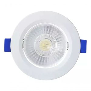 Spot Led Embutir Redondo 6w 3000k Branco Blumenau Branco - Bivolt