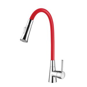 Misturador Monocomando Cozinha Loren Flex 2257 Vermelho R27