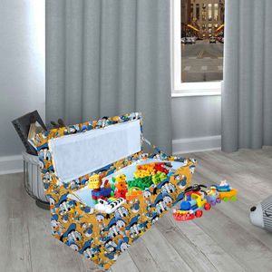 Puff Bau Garda Volumes Infantil 70 Centimetros Cores Personalizadas Cor Donald- Amarelo