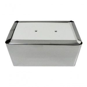 Porta Guardanapo Em Aço Inox 430 Para Papel 14x16 (deitado)