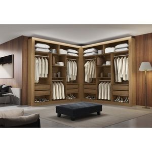 Closet Berlim Premium 8 Gavetas Convencional Rufato Imbuia