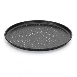 Forma Para Pizza Multiflon Furada 35cm Preto