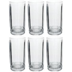 Conjunto De Copos Altos L`hermitage Splendor 360 Ml - 6 Peças Transparente
