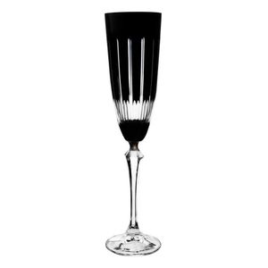 Taça Para Champanhe Bohemia Elizabeth - 190ml Preto