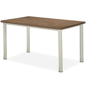 Mesa De Jantar Aço Nobre 0388 Júlia Plus - 135x80 Off White