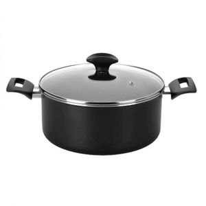 Caçarola Amora Multiflon Com Antiaderente De Alumínio Matte 20cm Preto
