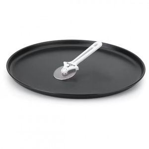 Forma Para Pizza Multiflon Com Cortador 35cm Preto