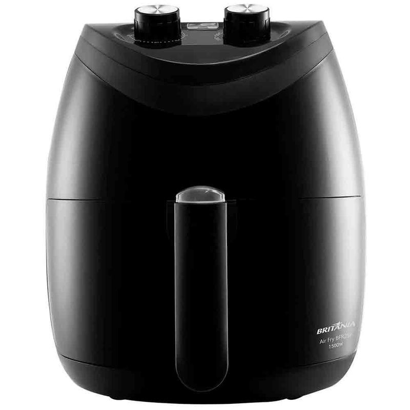 Fritadeira Elétrica Sem Óleo Air Fryer Britânia 3,2 Litros Preta