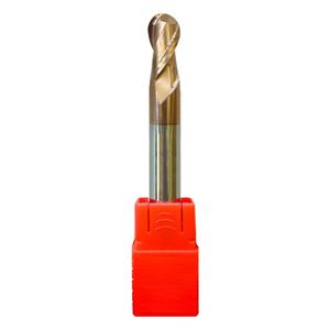 Fresa Topo Esférico Metal Duro 5,0 X 100mm - 2c Longa 55hrc