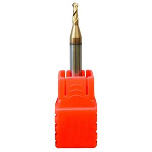 Fresa Topo Esférico Metal Duro 0,8mm - 2 Cortes Com 55hrc