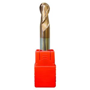 Fresa Topo Esférico Metal Duro 5,0mm - 2 Cortes Com 55hrc
