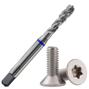 Kit Macho Máquina Hss-e - M3,5 X 0,6 - Stf Din 371 - 6h + Parafuso Torx M 3,5 X 12,0