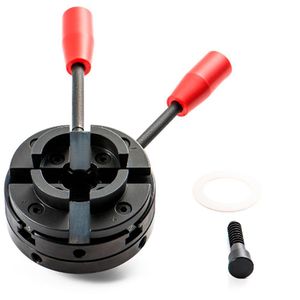 Placa Universal ø 100mm Com Mordentes Rabo De Andorinha P- Todos Os Tornos Para Madeira Manrod