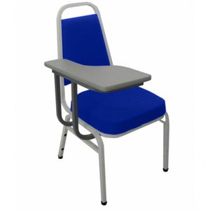 Cadeira Universitária Empilhável Linha Hotel Plus Azul