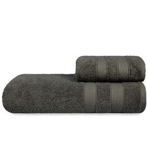 Jogo De Toalhas Fio Penteado Extra Macia 2 Peças - Comfort - Petróleo