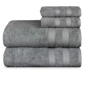 Jogo De Toalhas Fio Penteado Macia 5 Banho E 5 Rosto Comfort