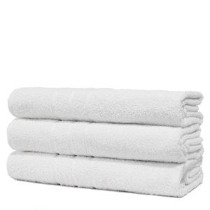 Kit 3 Toalhas De Banho Atacado Macia Direto De Fabrica Prata - Branco