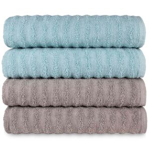Kit 4 Toalhas Banhão Gigante Super Absorção Macia - Ocean - Kit 6