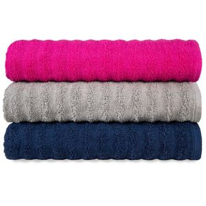 Kit 3 Toalhas Banhão Gigante Super Absorção Macia - Ocean - Kit 3