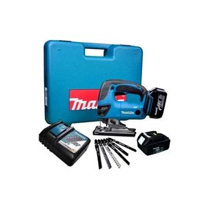 Serra Tico-tico à Bateria 18v 2600 Gpm Com Bateria E Carregador Chave Maleta Djv180rfe Makita