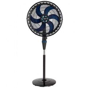 Ventilador De Coluna Arno Xtreme Force Breeze Vb52 50 Cm Com 3 Velocidades E 6 Pás Preto 110v