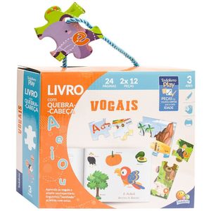 Play Box Quebra Cabeça - Todolivro - Vogais