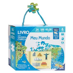 Play Box Quebra Cabeça - Todolivro - Meu Mundo