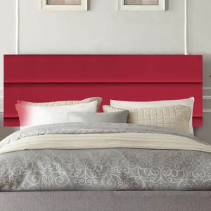 Painel Estofada Argentina 90cm Solteiro Para Cama Box Quarto Suede Vermelho