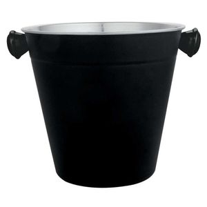 Balde Para Gelo Dynasty Open Bar Em Aço Inox - 1,25 L Preto