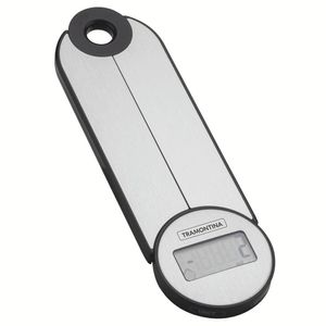 Balança Digital Dobrável Para Cozinha Tramontina Adatto 5kg Em Aço Inox Inox