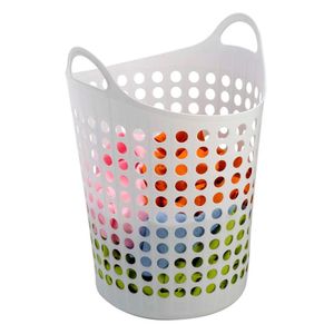 Cesto De Roupas Flexível Arthi Organizador 15464 - 1 Peça Branco