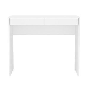 Mesa De Escritório Politorno Tijuca Com 2 Gavetas Branco