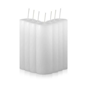 Kit 7 Velas Votivas 7 Dias Branca 250g 100% Parafina