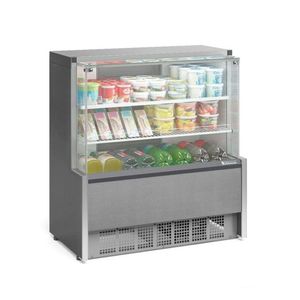 Vitrine Refrigerada Gelopar Universal 110 Cm Inox 220v Gpsa-110r