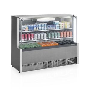 Vitrine Refrigerada Gelopar Ar Forçado 1,40 M Inox 127v Gpfa-140r