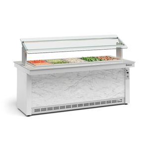 Buffet Refrigerado Gelopar 5 Cubas Branco 220v Gbrf-200