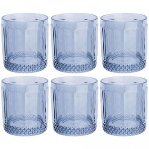 Conjunto De Copos Baixos L`hermitage Splendor 330 Ml 6 Peças Azul