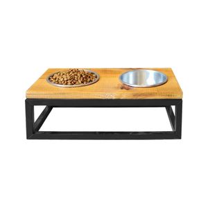 Comedouro Para Pets Tamanho Pequeno - Cor: Preto