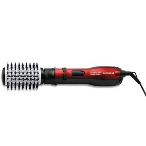Escova Rotativa Mondial Ceramic íon Turbo Er-09 Vermelho 110v