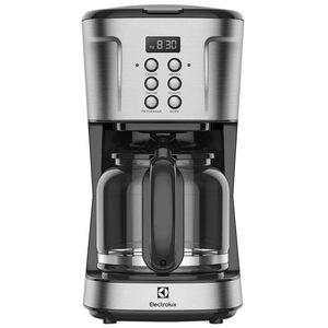 Cafeteira Elétrica Digital Electrolux Experience Ecm30 38 Xícaras Aço Escovado 110v