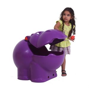 Baú Hipopótamo Infantil Roxo Xalingo