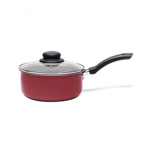 Panela Com Tampa Ruby - ø 18 X 8 Cm 1,9 L - Vermelha - Brinox 18 X 8 Cm 1,9 L Vermelho Brinox