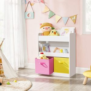 Organizador Infantil Com Nichos De Brinquedos Mel 100% Mdf
