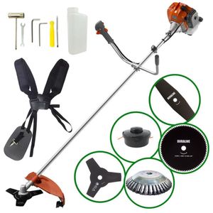 Roçadeira Rl520 + Faca 2 Pontas + Faca 80 Dentes + Escova