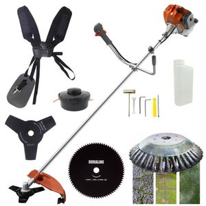 Roçadeira Rl520 52cc 9000rpm 2t + Lâmina 80d E Escova De Aço