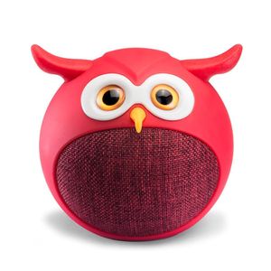 Caixa De Som Bluettooth Tectoy Sound Toons Coruja Juju 3W Cor: Vermelha