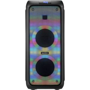 Caixa De Som Amplificada Gradiente Gcl104 Full Led Com Bluetooth, Fm, Usb