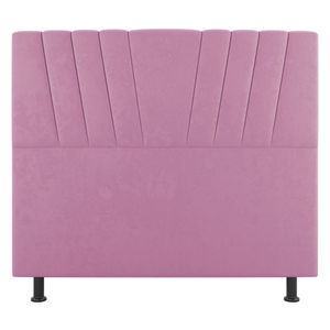 Cabeceira Cama Box Casal Dublin 140cm Suede Rosa - Abmaza