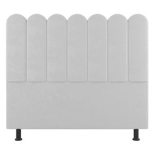 Cabeceira Cama Box Casal King Size Lana 195cm Sintético Branco - Abmaza