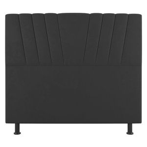 Cabeceira Cama Box Casal King Size Dublin 195cm Linho Cinza - Abmaza